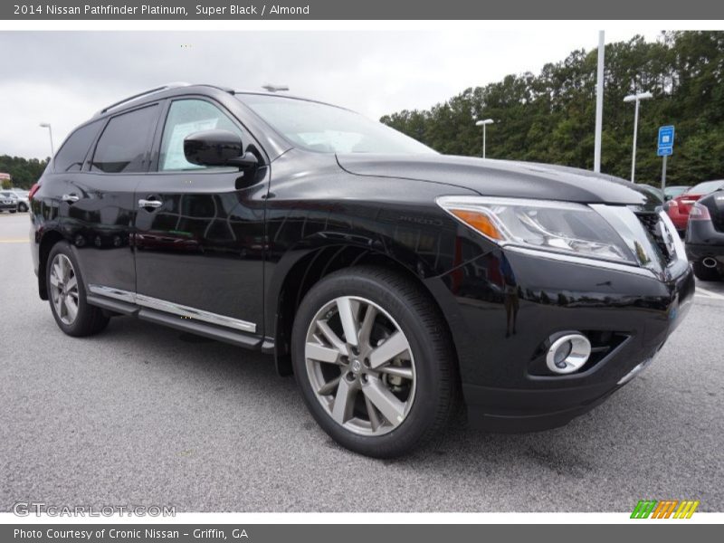 Super Black / Almond 2014 Nissan Pathfinder Platinum