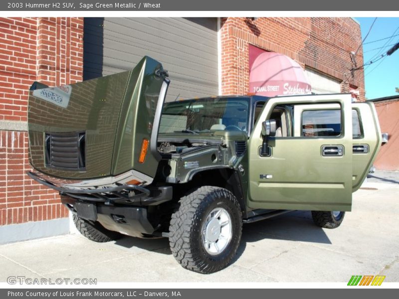 Sage Green Metallic / Wheat 2003 Hummer H2 SUV