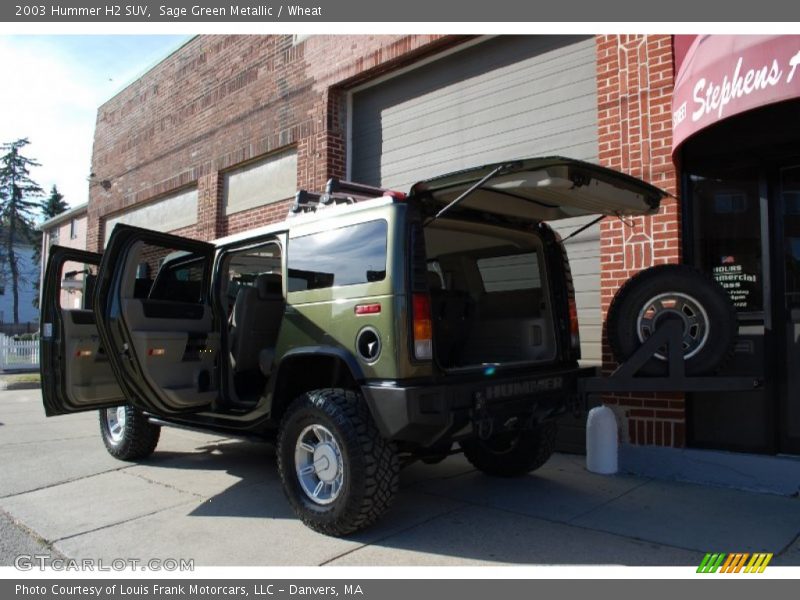 Sage Green Metallic / Wheat 2003 Hummer H2 SUV