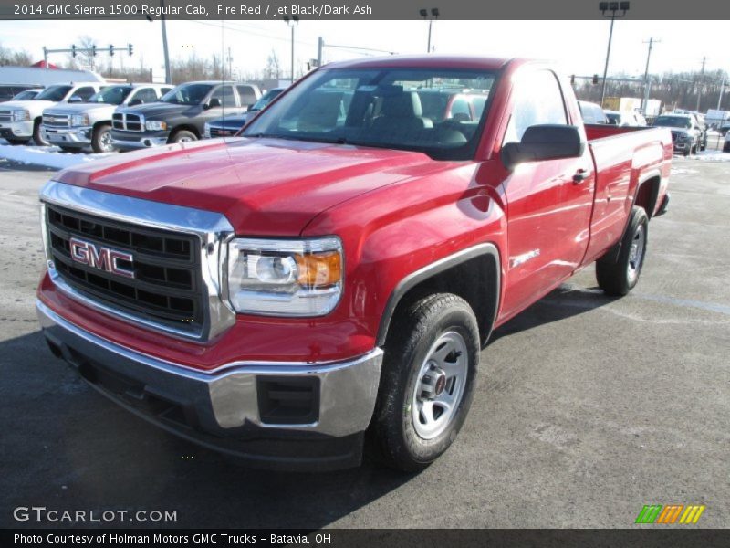 Fire Red / Jet Black/Dark Ash 2014 GMC Sierra 1500 Regular Cab