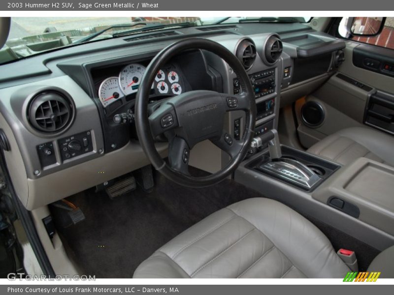  2003 H2 SUV Wheat Interior