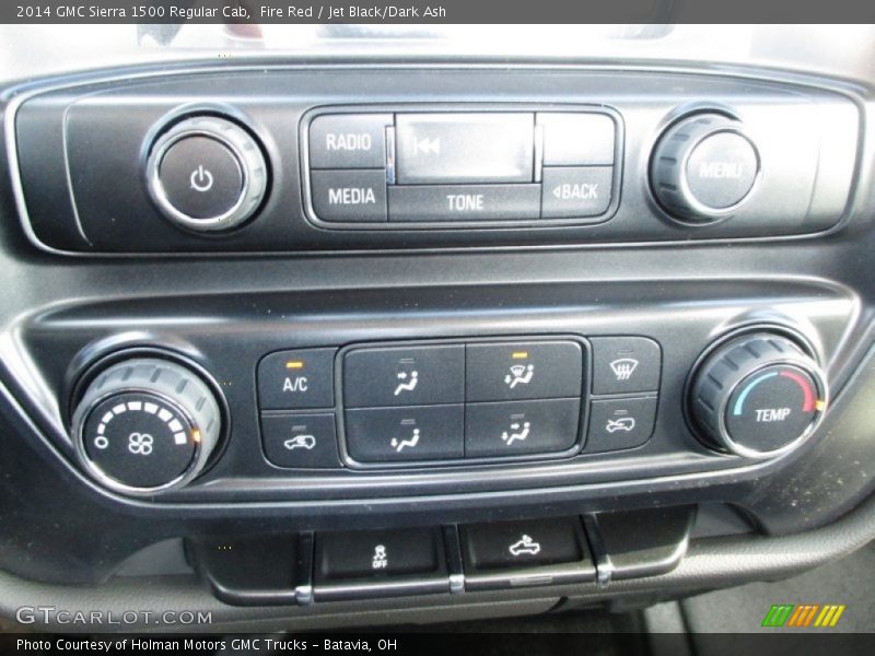 Fire Red / Jet Black/Dark Ash 2014 GMC Sierra 1500 Regular Cab