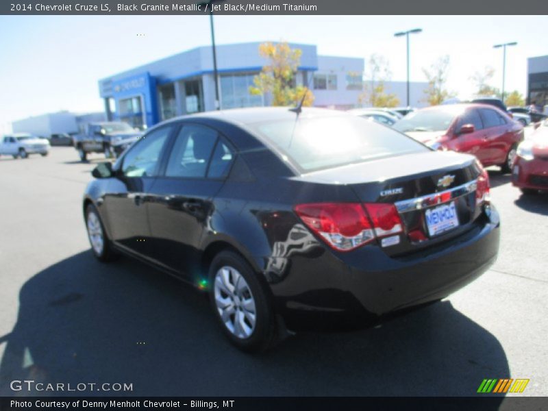 Black Granite Metallic / Jet Black/Medium Titanium 2014 Chevrolet Cruze LS