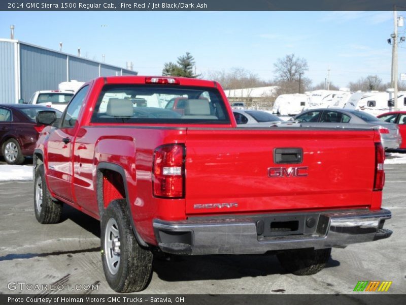 Fire Red / Jet Black/Dark Ash 2014 GMC Sierra 1500 Regular Cab