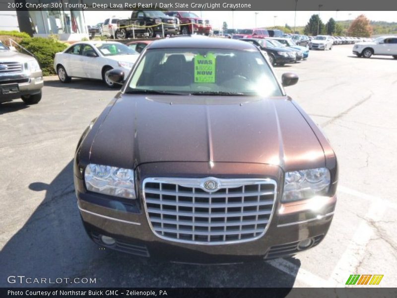 Deep Lava Red Pearl / Dark Slate Gray/Light Graystone 2005 Chrysler 300 Touring