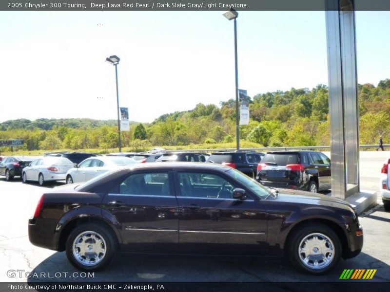 Deep Lava Red Pearl / Dark Slate Gray/Light Graystone 2005 Chrysler 300 Touring