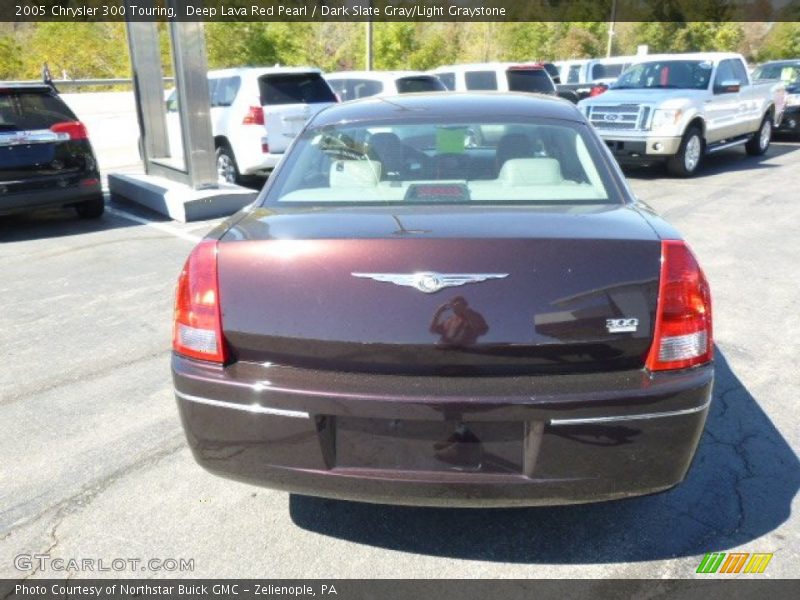 Deep Lava Red Pearl / Dark Slate Gray/Light Graystone 2005 Chrysler 300 Touring