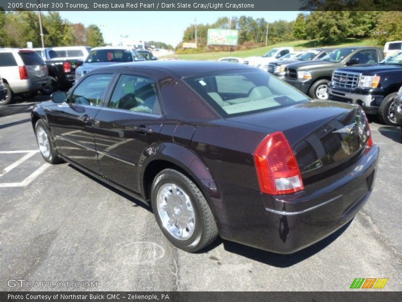 Deep Lava Red Pearl / Dark Slate Gray/Light Graystone 2005 Chrysler 300 Touring
