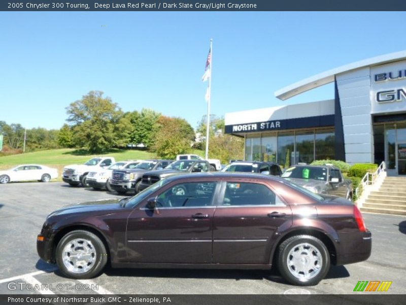 Deep Lava Red Pearl / Dark Slate Gray/Light Graystone 2005 Chrysler 300 Touring