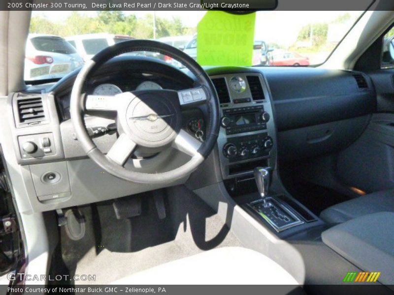 Deep Lava Red Pearl / Dark Slate Gray/Light Graystone 2005 Chrysler 300 Touring