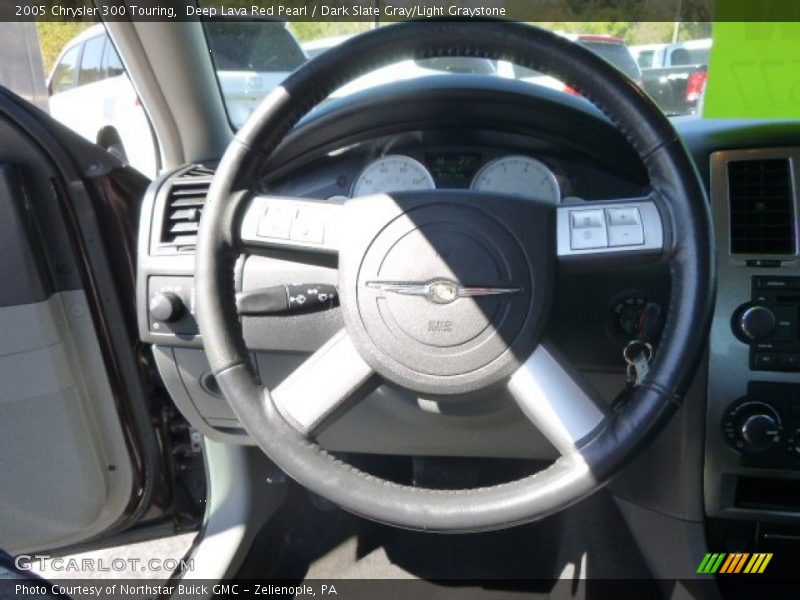 Deep Lava Red Pearl / Dark Slate Gray/Light Graystone 2005 Chrysler 300 Touring