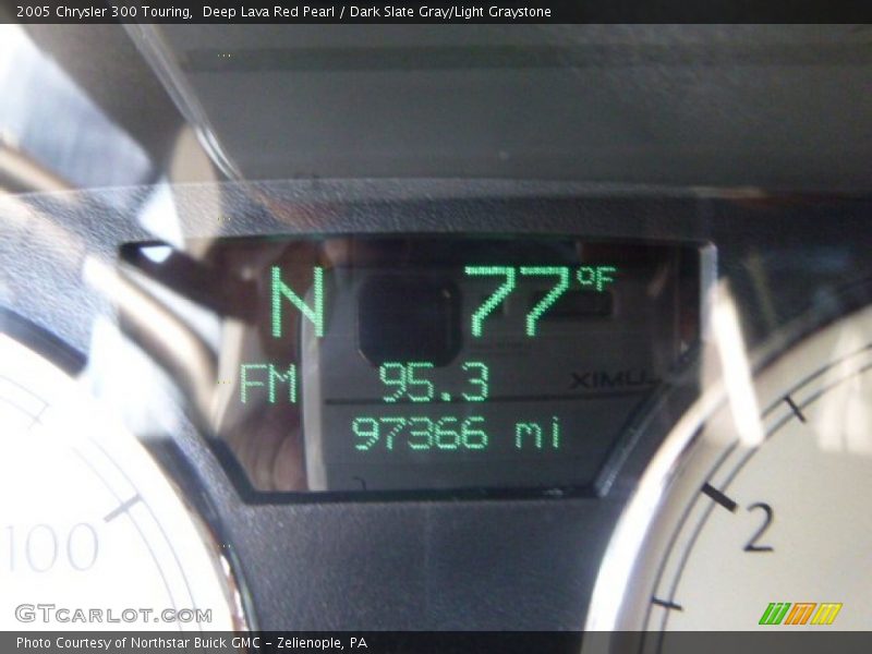 Deep Lava Red Pearl / Dark Slate Gray/Light Graystone 2005 Chrysler 300 Touring