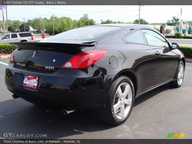 Black / Ebony 2007 Pontiac G6 GTP Coupe