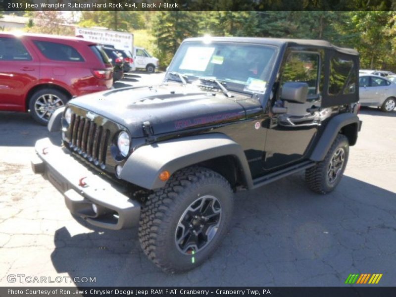 Black / Black 2015 Jeep Wrangler Rubicon Hard Rock 4x4