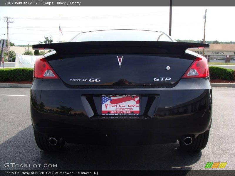 Black / Ebony 2007 Pontiac G6 GTP Coupe