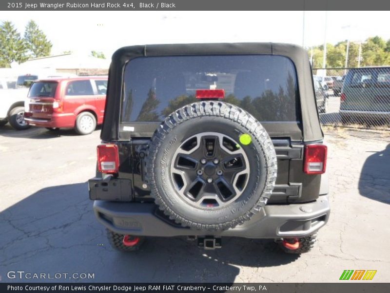 Black / Black 2015 Jeep Wrangler Rubicon Hard Rock 4x4