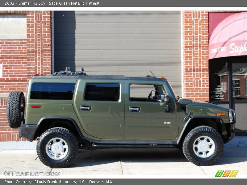 Sage Green Metallic / Wheat 2003 Hummer H2 SUV