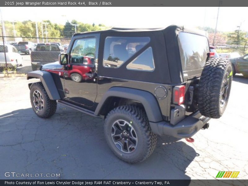 Black / Black 2015 Jeep Wrangler Rubicon Hard Rock 4x4