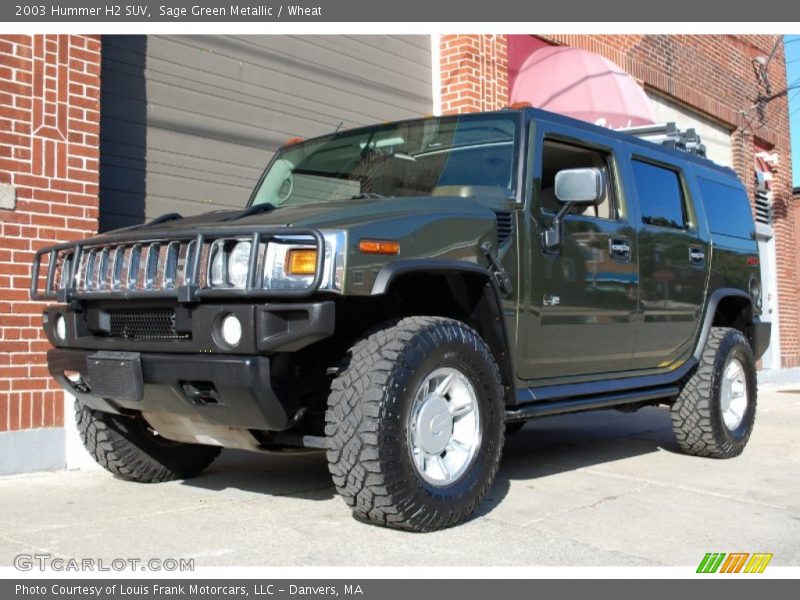  2003 H2 SUV Sage Green Metallic