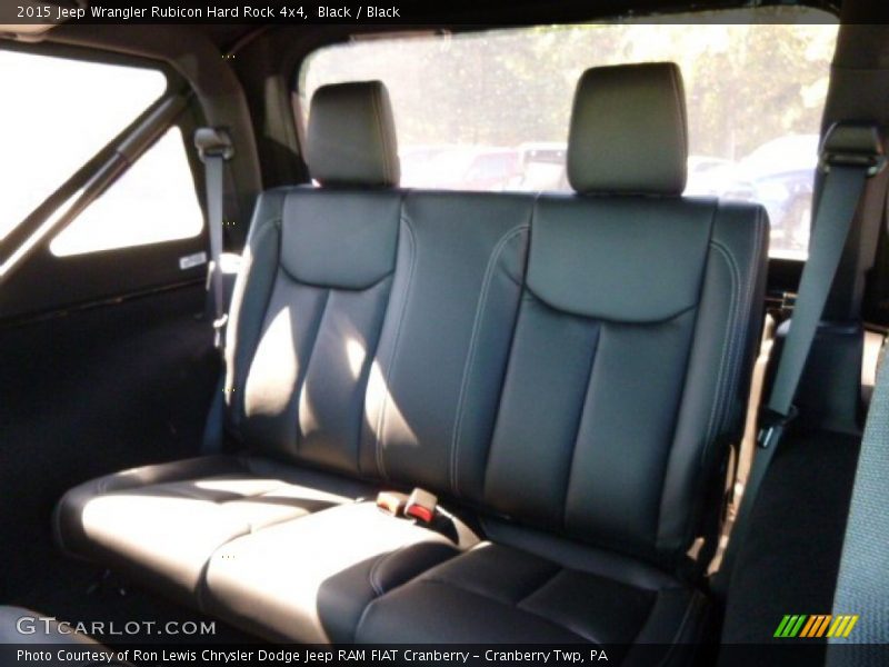 Rear Seat of 2015 Wrangler Rubicon Hard Rock 4x4