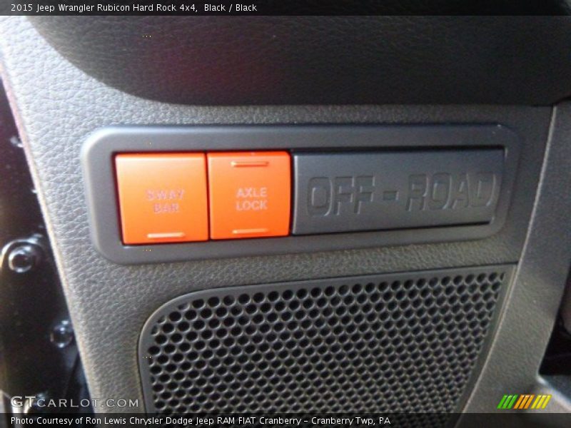 Controls of 2015 Wrangler Rubicon Hard Rock 4x4