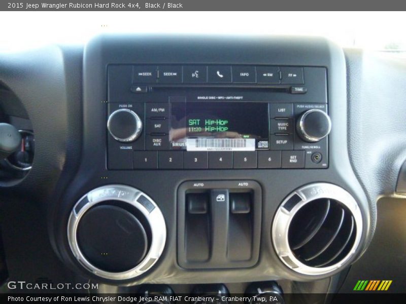 Controls of 2015 Wrangler Rubicon Hard Rock 4x4