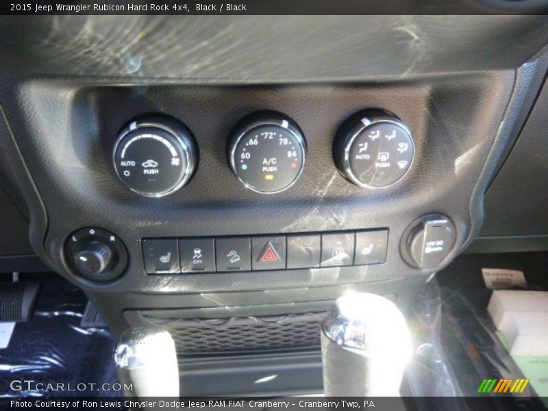 Controls of 2015 Wrangler Rubicon Hard Rock 4x4