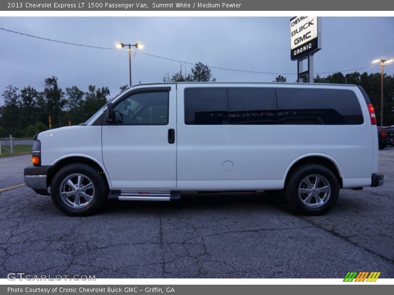 Summit White / Medium Pewter 2013 Chevrolet Express LT 1500 Passenger Van