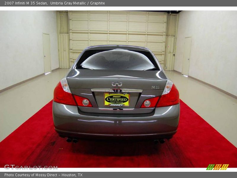 Umbria Gray Metallic / Graphite 2007 Infiniti M 35 Sedan