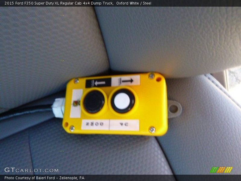 Controls of 2015 F350 Super Duty XL Regular Cab 4x4 Dump Truck