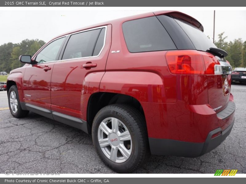 Crystal Red Tintcoat / Jet Black 2015 GMC Terrain SLE