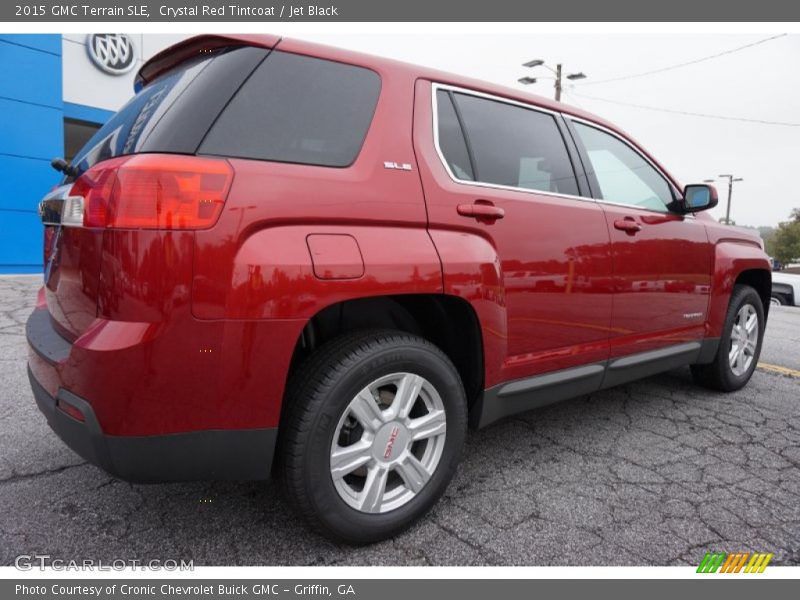 Crystal Red Tintcoat / Jet Black 2015 GMC Terrain SLE