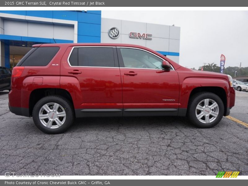 Crystal Red Tintcoat / Jet Black 2015 GMC Terrain SLE