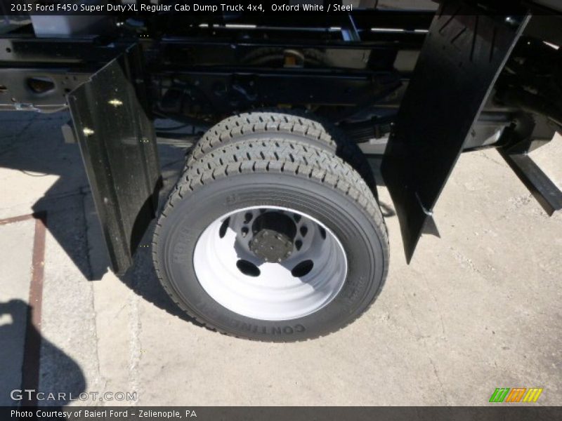 Oxford White / Steel 2015 Ford F450 Super Duty XL Regular Cab Dump Truck 4x4