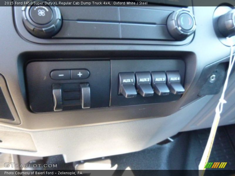 Oxford White / Steel 2015 Ford F450 Super Duty XL Regular Cab Dump Truck 4x4