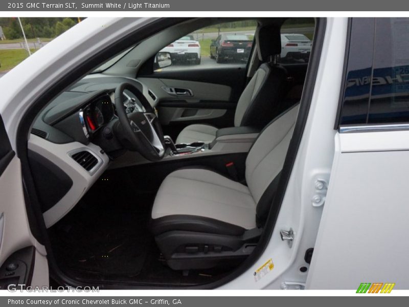 Summit White / Light Titanium 2015 GMC Terrain SLT