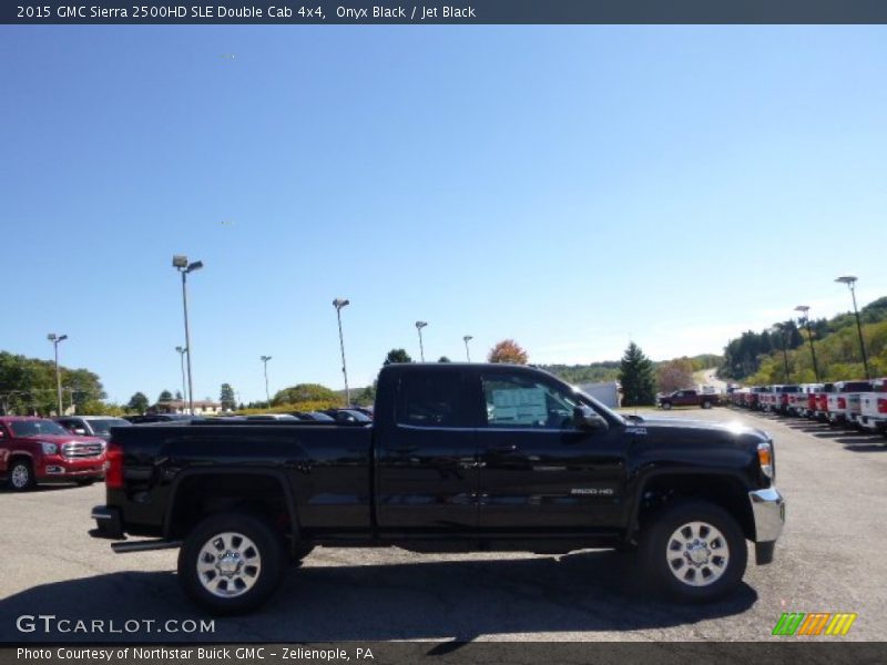 Onyx Black / Jet Black 2015 GMC Sierra 2500HD SLE Double Cab 4x4