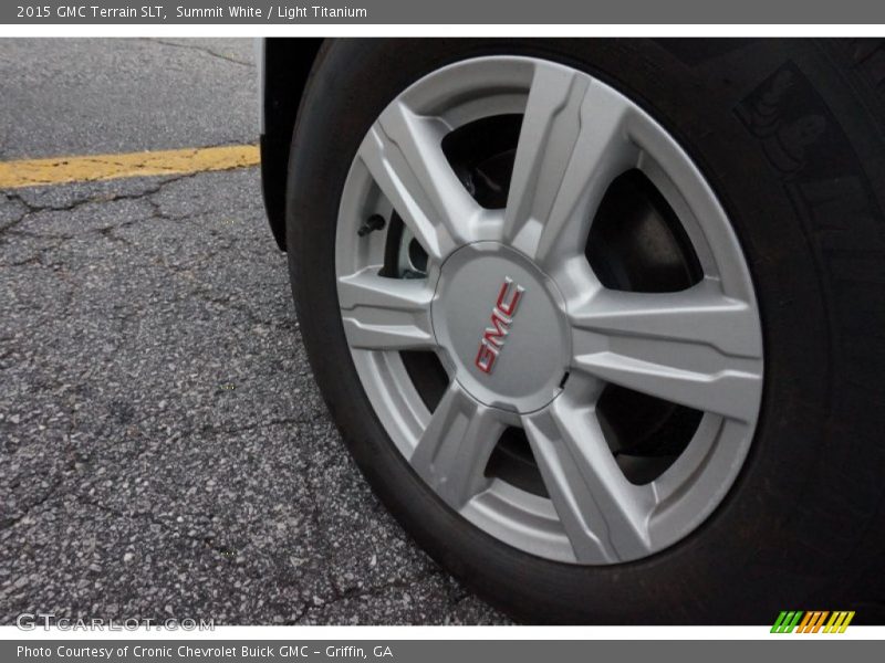 Summit White / Light Titanium 2015 GMC Terrain SLT