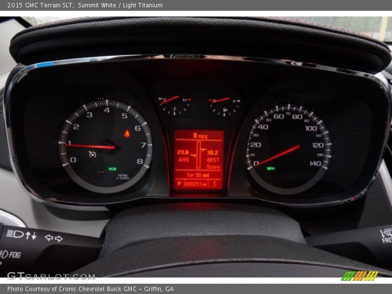 Summit White / Light Titanium 2015 GMC Terrain SLT