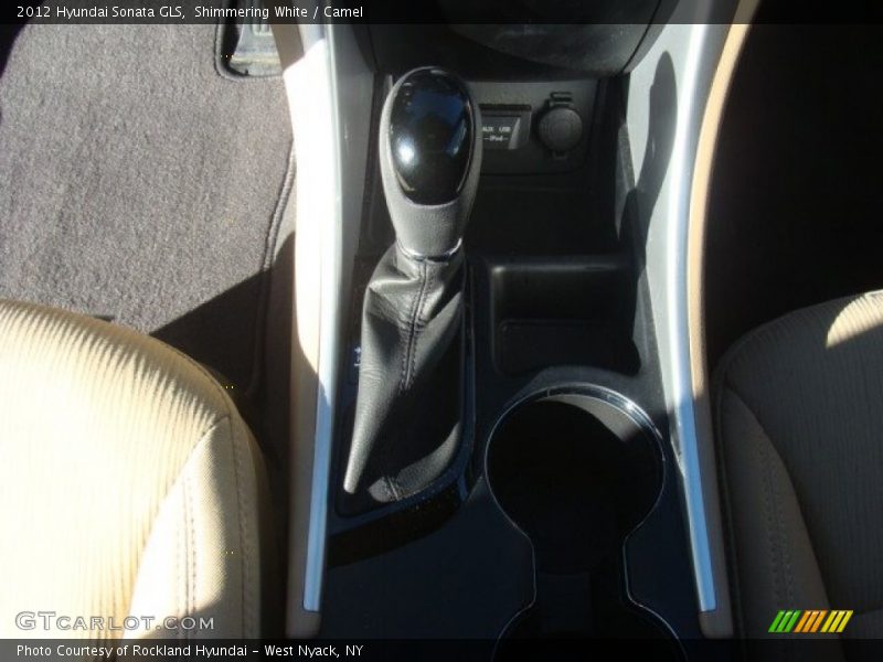 Shimmering White / Camel 2012 Hyundai Sonata GLS