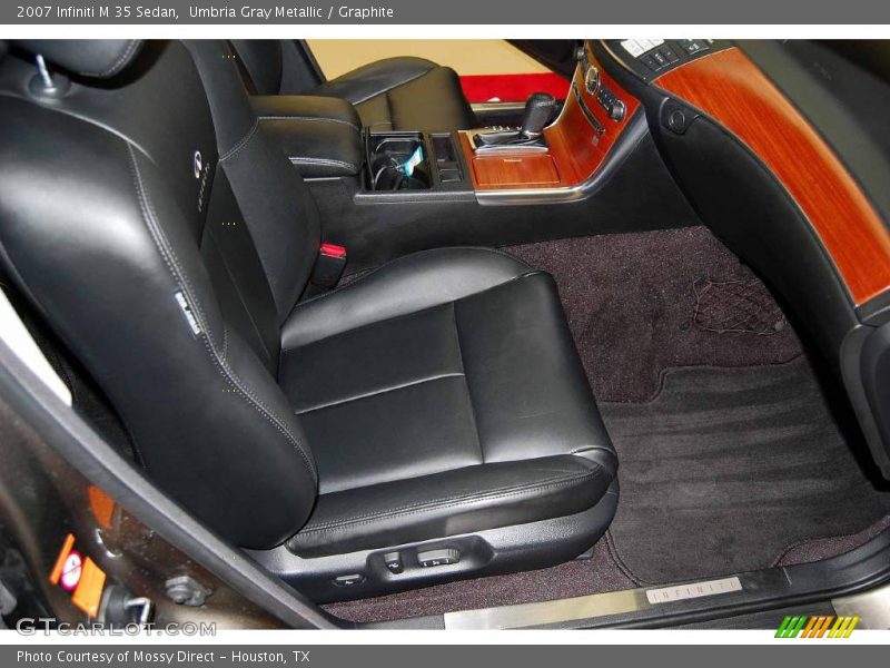 Umbria Gray Metallic / Graphite 2007 Infiniti M 35 Sedan