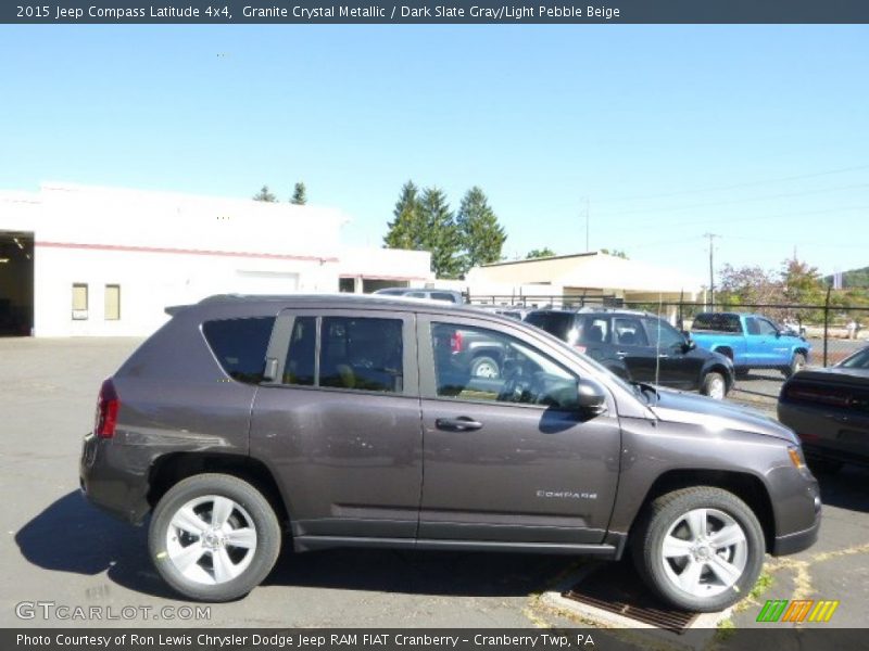 Granite Crystal Metallic / Dark Slate Gray/Light Pebble Beige 2015 Jeep Compass Latitude 4x4