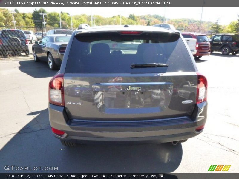 Granite Crystal Metallic / Dark Slate Gray/Light Pebble Beige 2015 Jeep Compass Latitude 4x4
