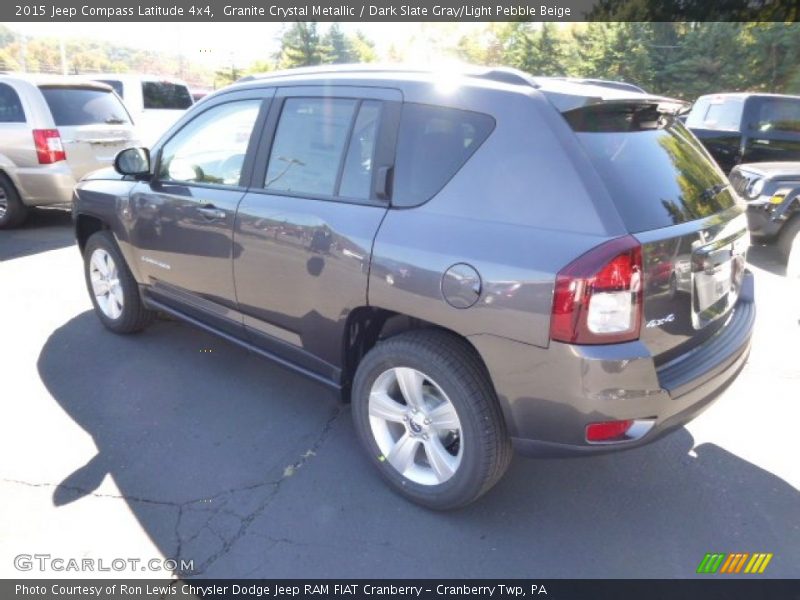 Granite Crystal Metallic / Dark Slate Gray/Light Pebble Beige 2015 Jeep Compass Latitude 4x4