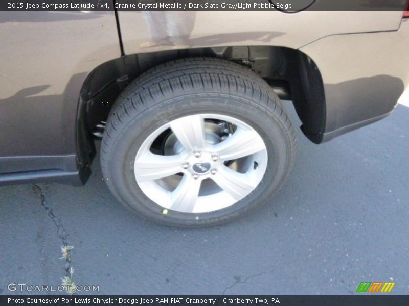 Granite Crystal Metallic / Dark Slate Gray/Light Pebble Beige 2015 Jeep Compass Latitude 4x4