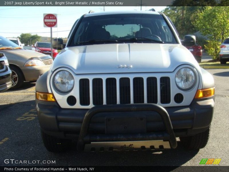 Bright Silver Metallic / Medium Slate Gray 2007 Jeep Liberty Sport 4x4