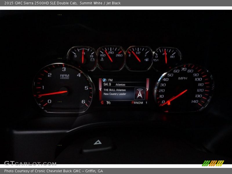  2015 Sierra 2500HD SLE Double Cab SLE Double Cab Gauges