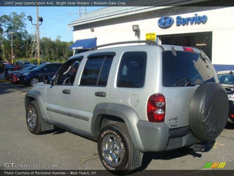 Bright Silver Metallic / Medium Slate Gray 2007 Jeep Liberty Sport 4x4