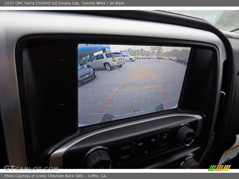 Summit White / Jet Black 2015 GMC Sierra 2500HD SLE Double Cab
