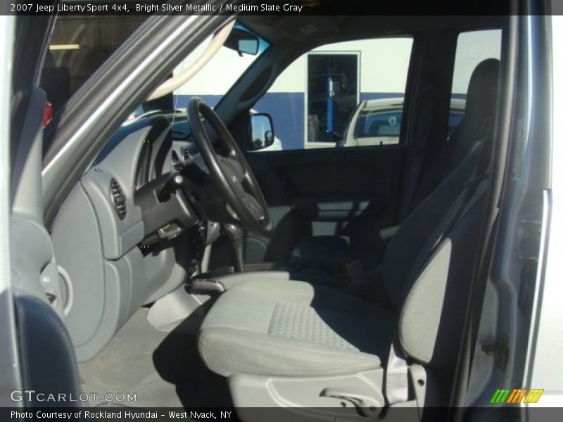 Bright Silver Metallic / Medium Slate Gray 2007 Jeep Liberty Sport 4x4